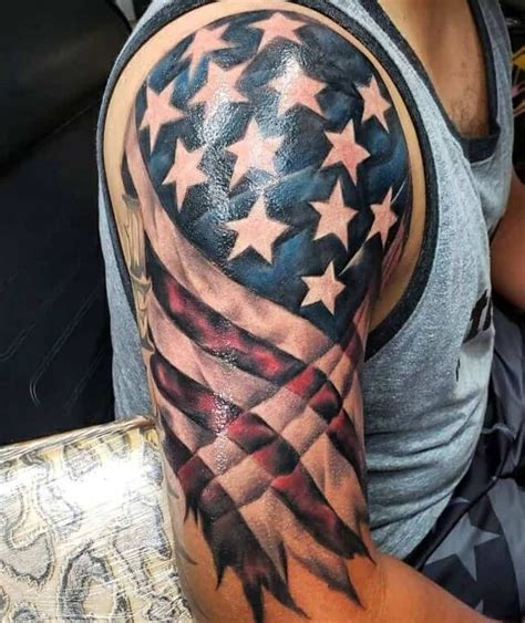 flag tattoo ideas|traditional american flag tattoo.